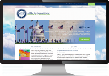 Site Launch: Just Us Kids Preschool for Department of Justice