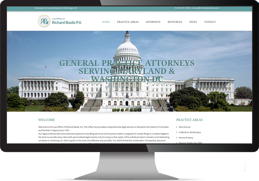 Law Firm Web Design | Bethesda Design Web | Washington DC