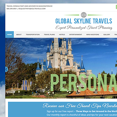 Travel Web Design by Bethesda Design Web