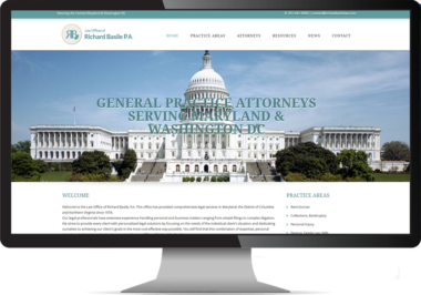 Law Firm Web and Blog Design by Bethesda Design Web